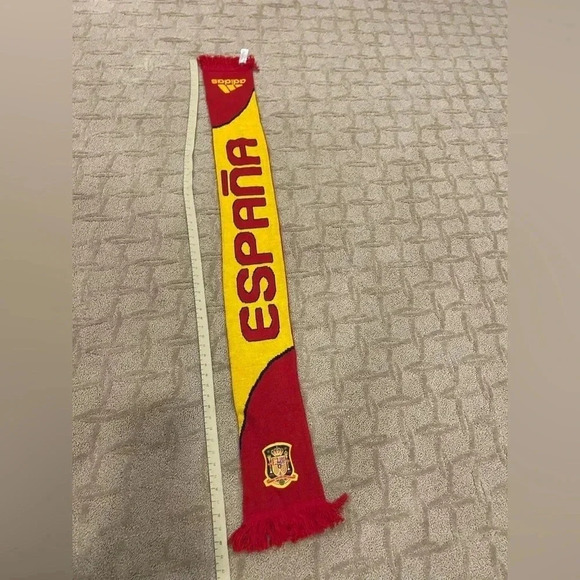 Adidas FEF Spain Scarf Football Soccer Team Campeones De Europa 2008 - Picture 3 of 8